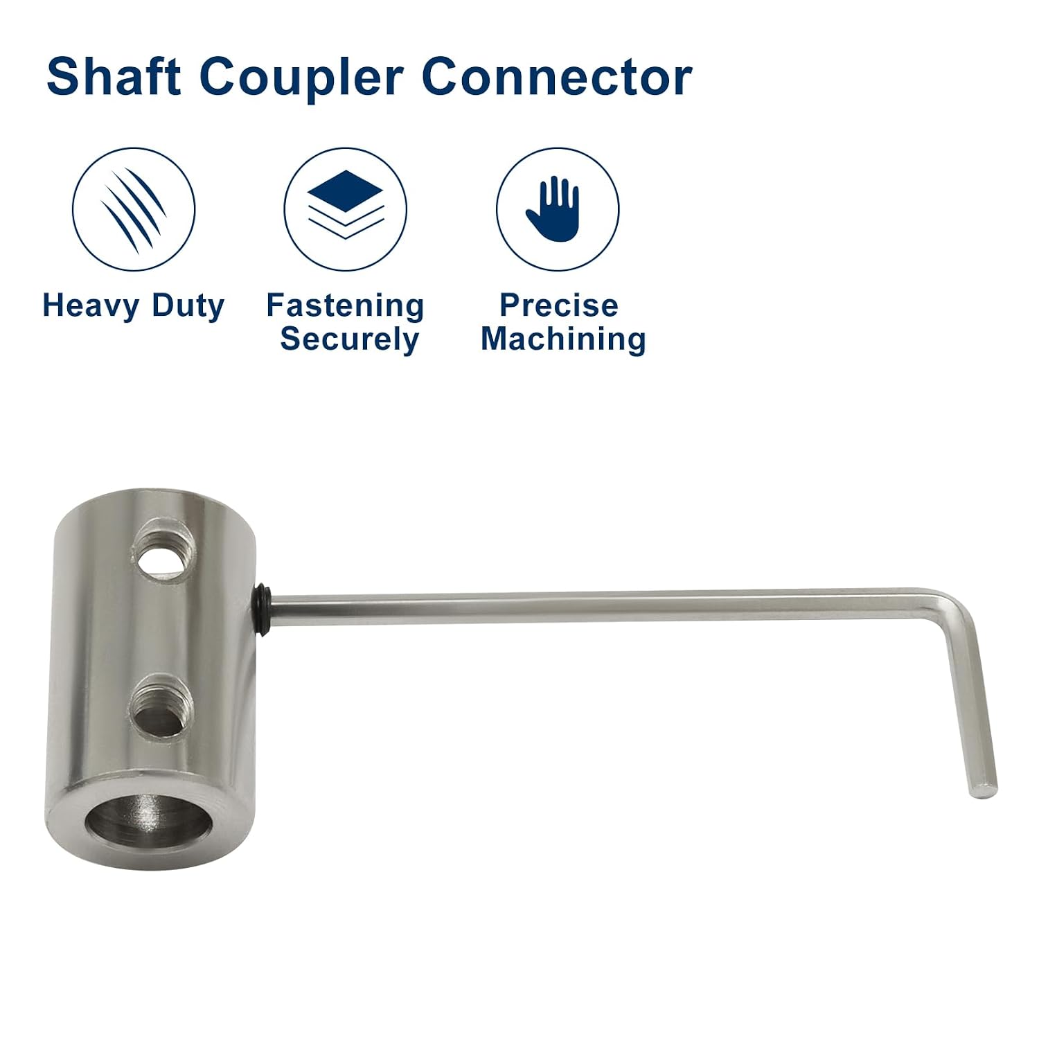 8mm to 8mm Bore Rigid Shaft Coupler, Shaft Coupling Connector