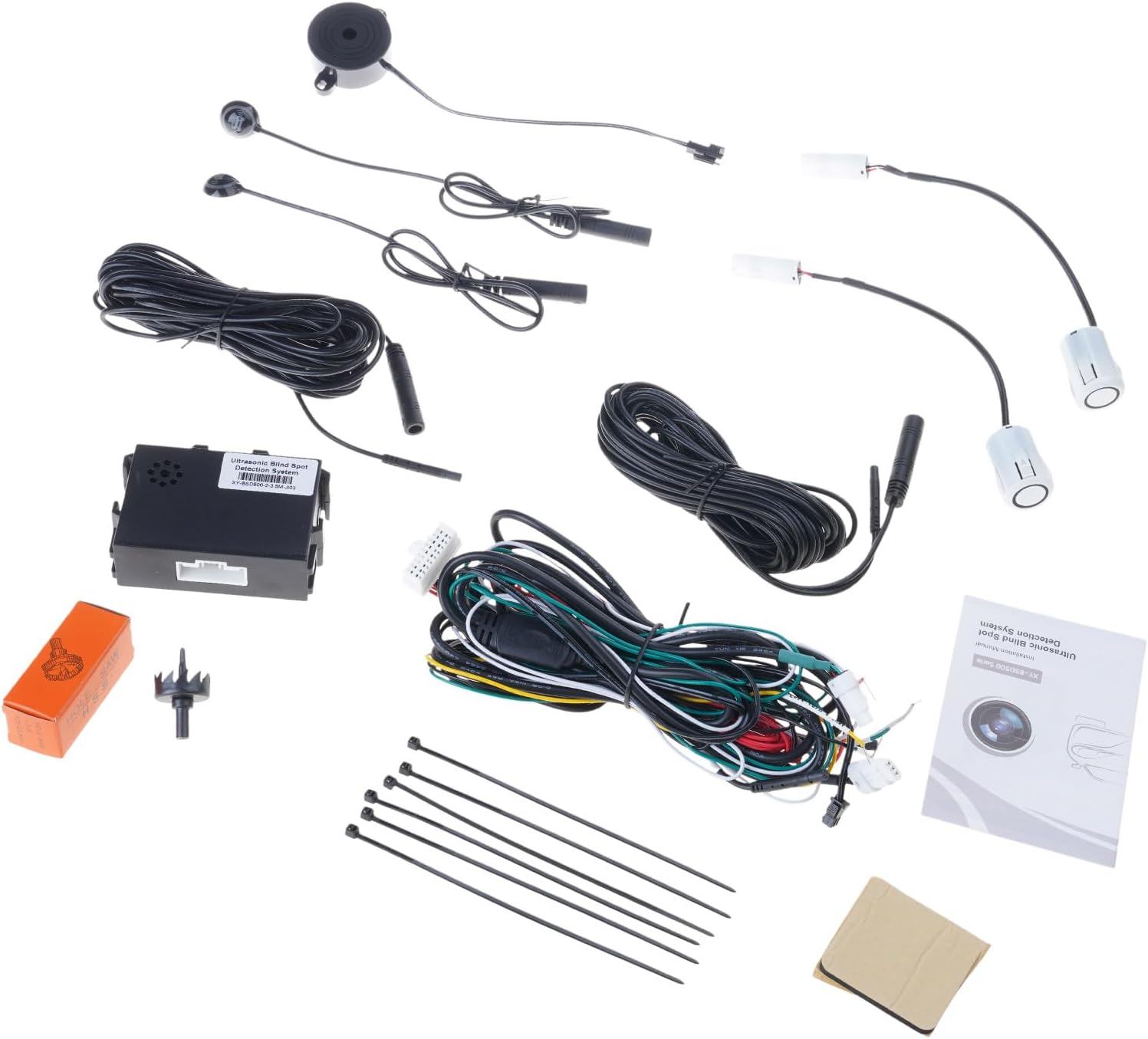Car BSD Blind BSM Distance Sensor Lane Change Assistance Warning Blind Car Side Sensor for Trucks Automotive Frameless Rectangle Desk