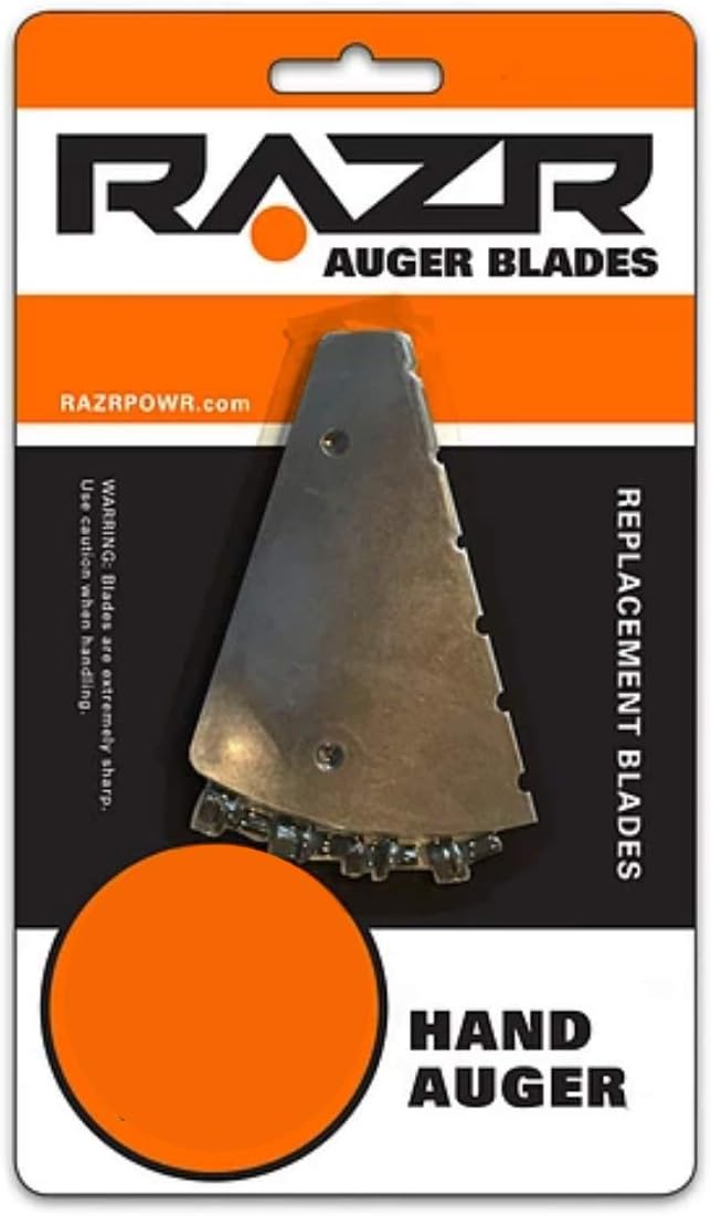 RAZR Hand Auger Curved Blades