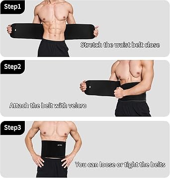 ONTYZZ Back Support Strap Adjustable Bodybuilding Lumbar Belt for Sports Protection Pain Relief Posture Correction Kidney Belt Back Brace M