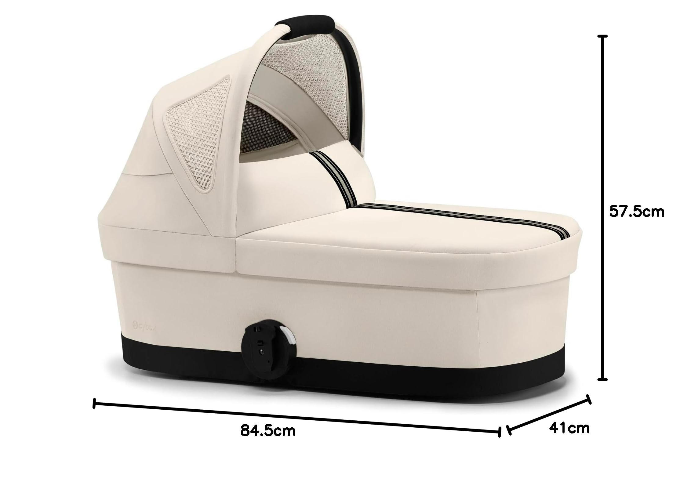 CYBEX Gold COT S, Od urodzenia do ok. 6 miesięcy (max. 9 kg), Dla CYBEX AVI Spin i Eezy S Twist +2, Seashell Beige