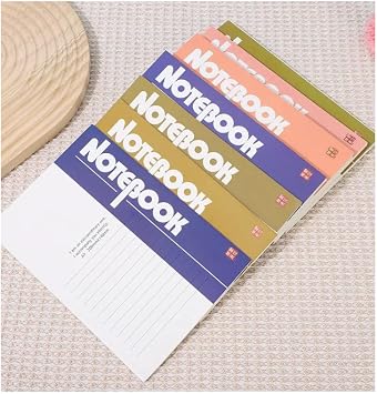 6 Practice Books, Campus Notebooks, A 5 - Includes 72 Pages, Includes 38 Covers, Study Notebook, Schedule Book Color Random Hair
