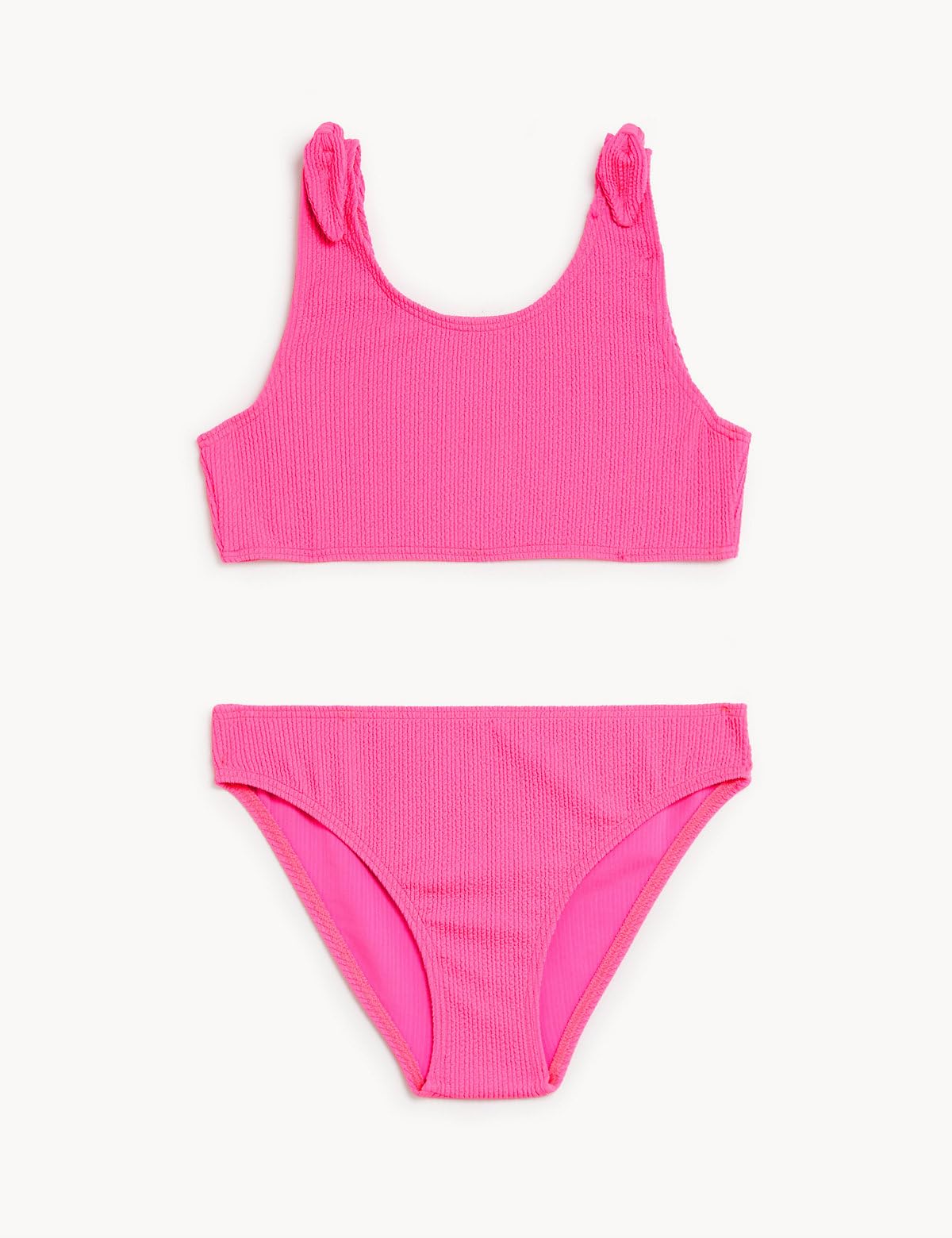 Marks & Spencer Girl's Modern Bikini Set (60582160006_Pink - Image 2 thumbnail