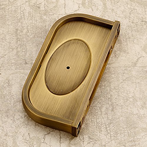 7Trees Solid Brass Bathroom Accessories Wall Mounted Soap Holder Bathroom Soap Dish Shelf Shower Accessories Soap Holder (Antique Brass) #TOP5