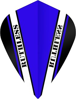 Ruthless V100 Pro Dart Flights | 100 Micron Kite Available in 9 colours and packs of 1, 3, 5 or 10
