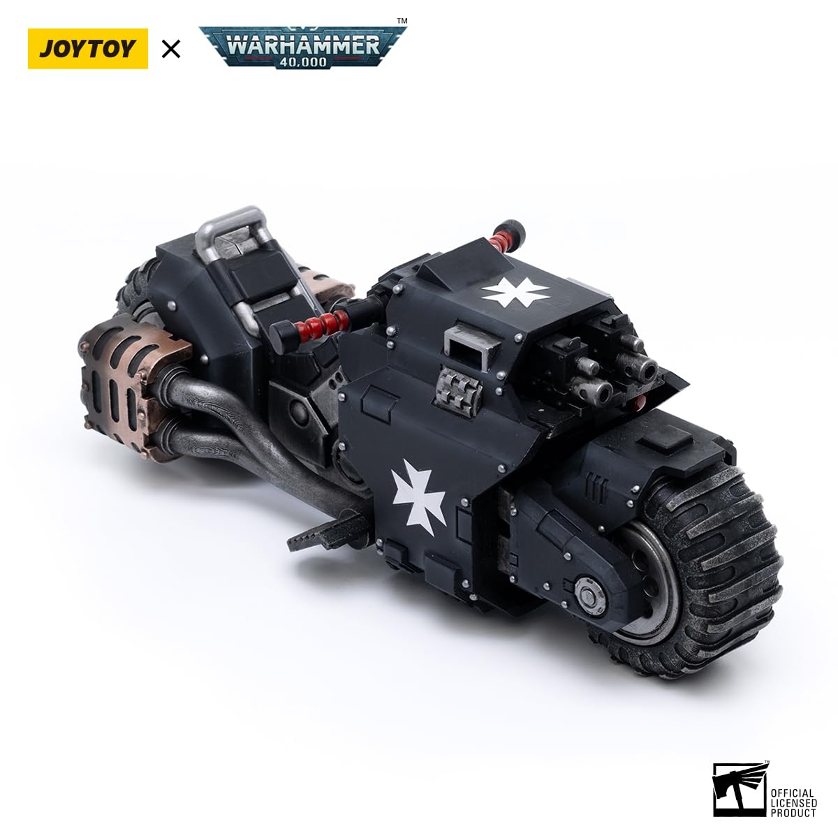 JOYTOY Warhammer 40K 1/18 Action Figure Black Templars Outriders Joy Toy Figures, 3 pouces (L x l) x 1,9 pouce (H) - Échelle 1/18 - Image 4