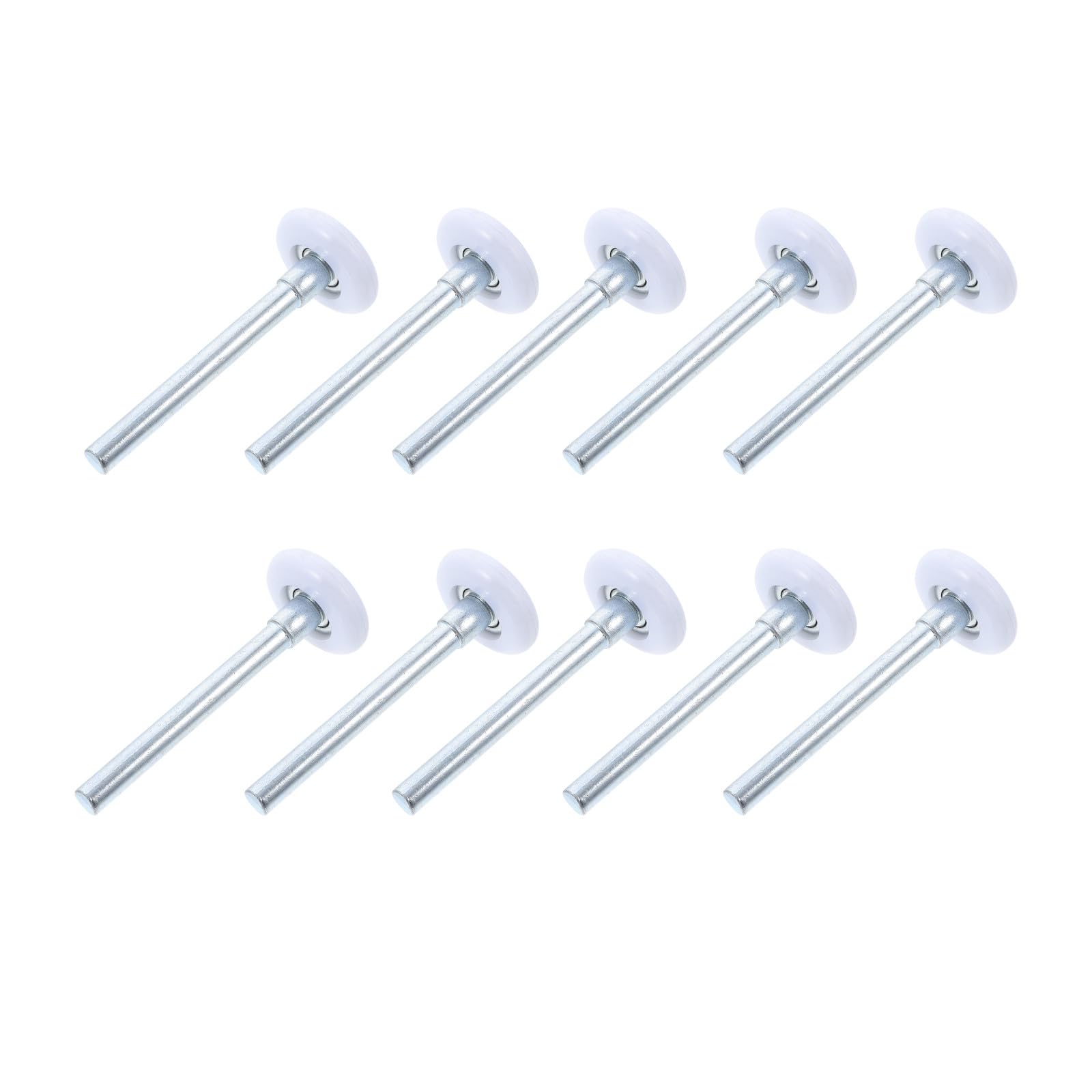 Roulettes de porte de garage nylon argenté accessoires faciles à glisser