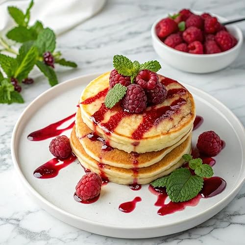 Miniatura 31 de Green Jay Gourmet Jarabe de Frambuesa - Jarabe de Desayuno Premium de 3 Ingredientes con Frambuesas Frescas, Azúcar de Caña y Jugo de Limón - Jarabe