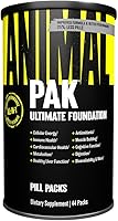 Animal Pak Multivitamin Packs: All-in-One Daily Vitamins for Men & Women - Amino Acids, Immune Support, Peak Performance - 44 Packs