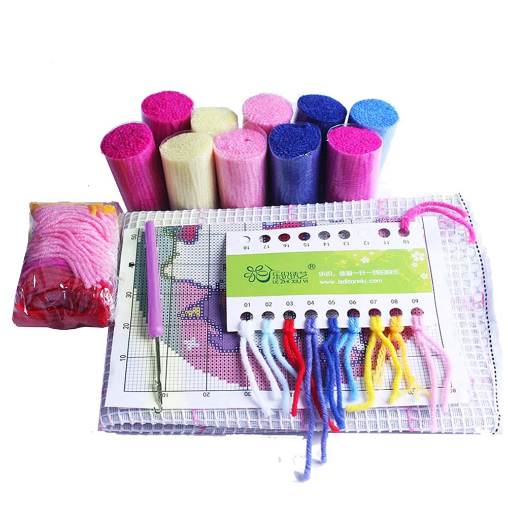 Kit Tapis à Loquet Ours/chien – DIY Déco Maison, Tout Inclus, Facile Pour Débutants !