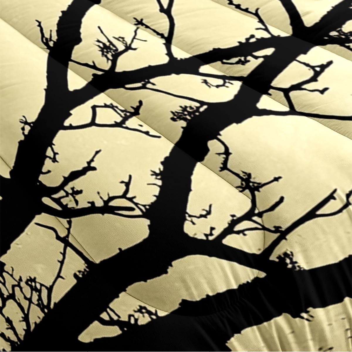 Black White Comforter Set Twin Size Cat Bedding Set Pet Lovers Animal Pattern Comforter 2 Piece with 1 Pillowcase for Bedroom Decor