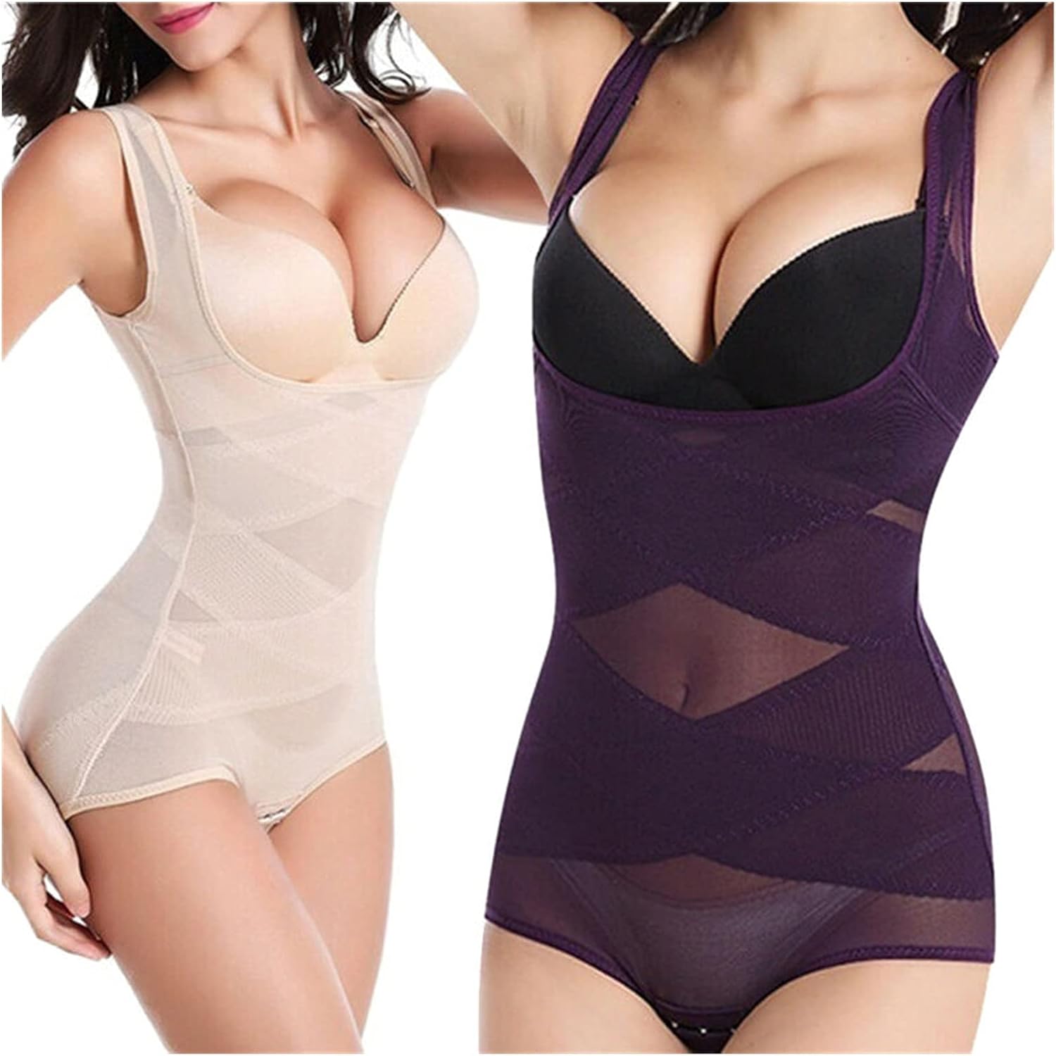 Women Body Shaper Corset Cincher Control Slimming Underwear Waist Trainer Recover Bodysuits Shapewear
