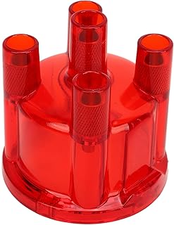 Ignition Distributor Cap, AC905509 Car Distributor Cap Reliable for Dune Bug Ghia Baja Bus (Red)