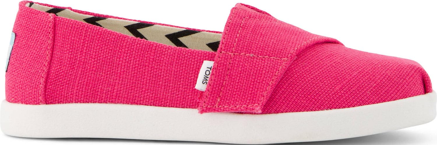 TOMS Classic Alpargata Slip-On Shoes - Everyday Comfort with Stylish Textile Uppers and Elastic Gore