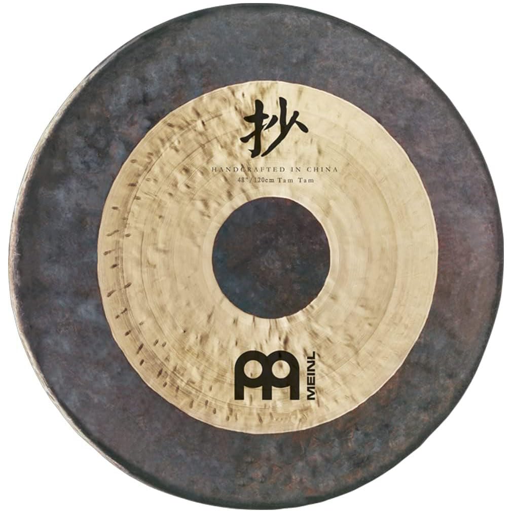 Chau Gong/Tam Tam de 48 pulgadas, aleación de bronce hecha a mano, incluye batidor y cubierta, para terapia de curación de sonido, yoga y meditación,