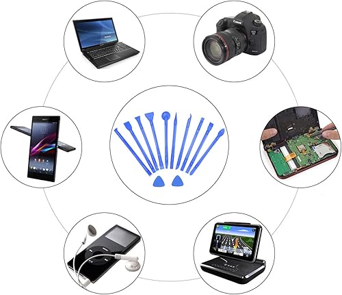 Miniatura 6 de Antistatic Spudger Juego de herramientas de palanca de apertura de plástico, kit de reparación de herramientas de palanca de apertura electrónica,