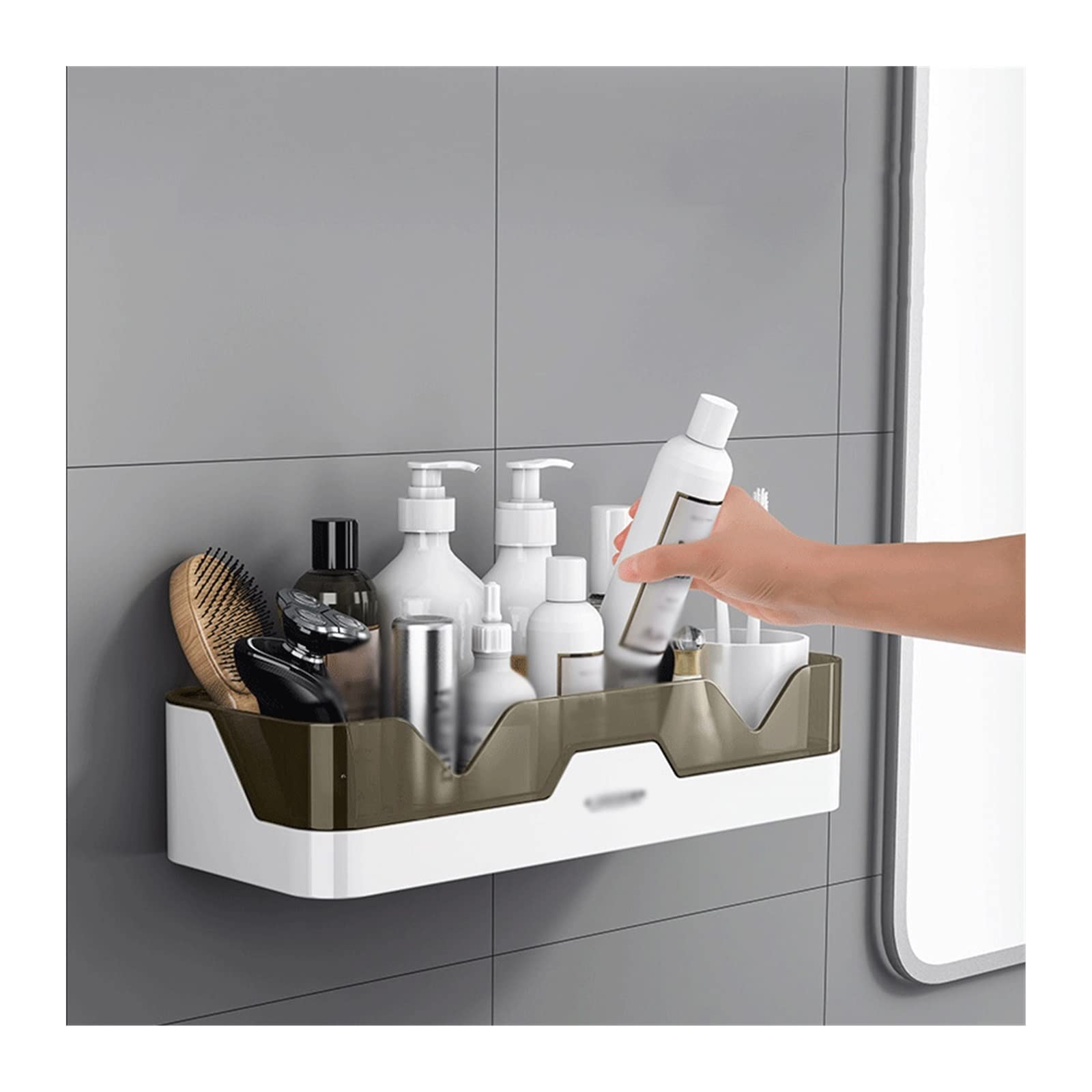 Support de douche étagère de rangement pour en finir avec le désordre