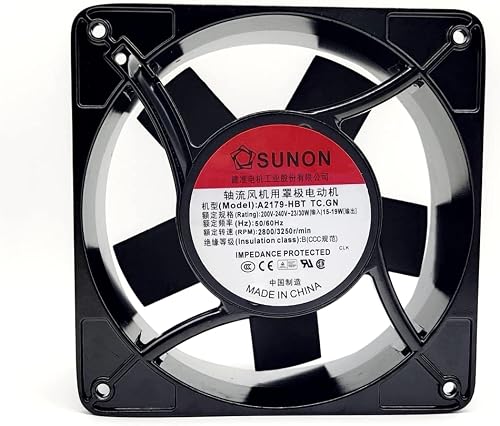 A2179-HBT TC.GN Fan, for SUNON 200/240V 23/30W 2800/3250RPM 330/380CFM 66/70DB 1