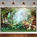 7x5ft Enchanted Forest Photo Backdrop, Fairy Tale Wonderland Backdrop, Alice and Wonderland Backdrop ​for Girl Princess Birthday Party Newborn Baby Shower Banner Decoration Photo Booth Prop Colour