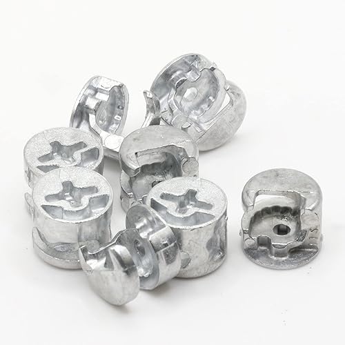 Miniatura 5 de ReplacementScrews Tuercas de bloqueo de leva excéntricas compatibles con IKEA Part 106720 (paquete de 8)