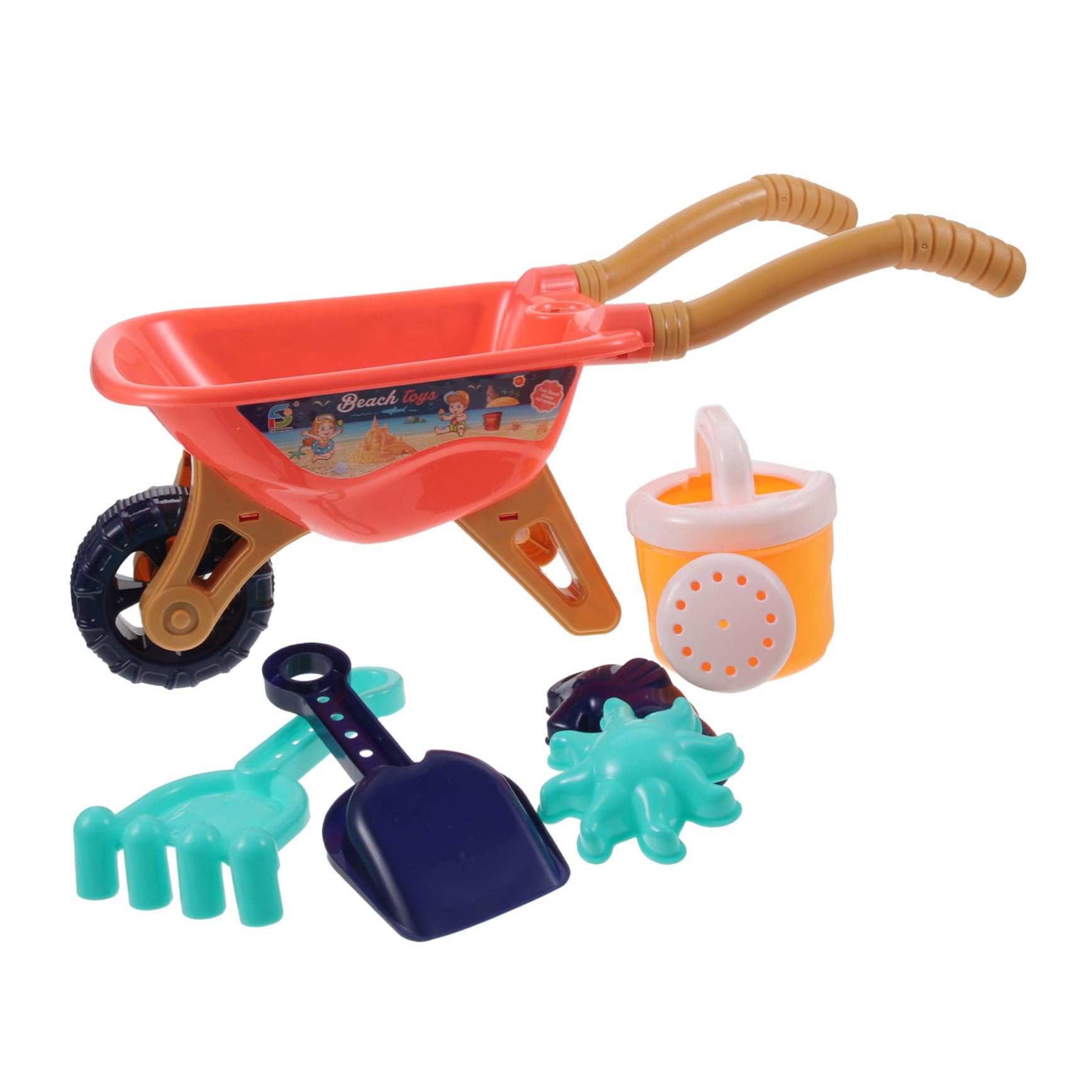 Vaguelly 1 Set Beach Playset Summer for Fun and Creative Beach Plastic Easy to Clean Random Color