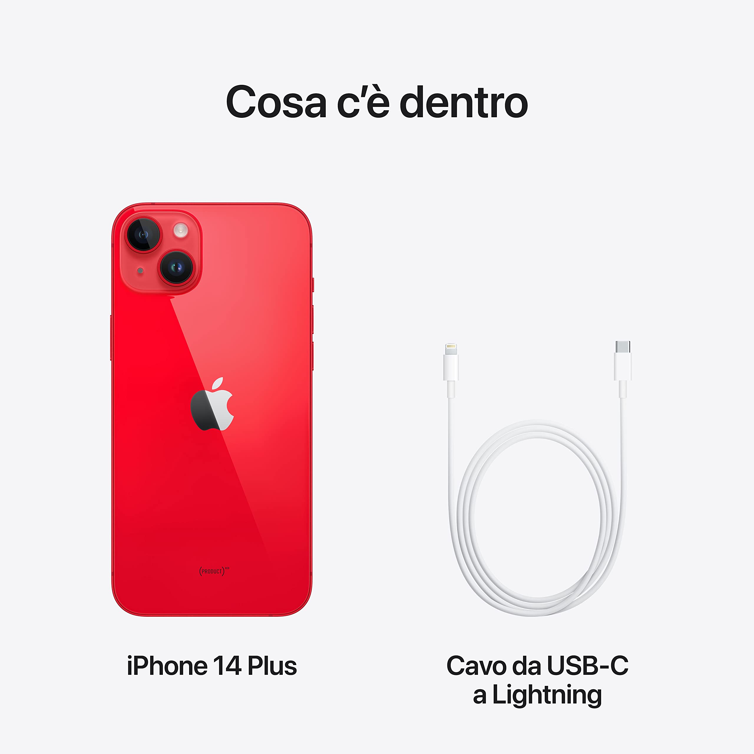 Apple iPhone 14 Plus, 256GB, (PRODUCT) Red - (Renewed) : Amazon.co