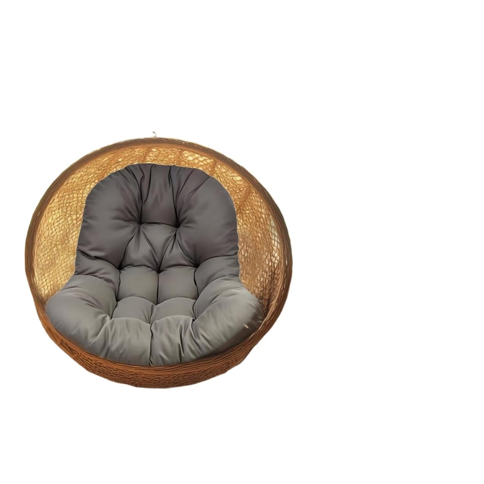 Coussin de chaise en forme d'œuf pour embellir votre jardin et porche de patio