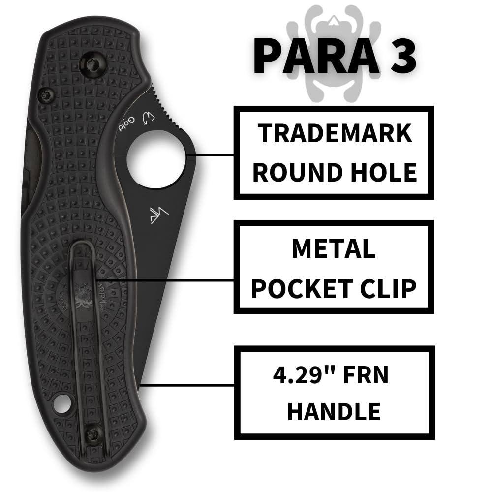 Para 3 - Mango: FRN* Acero: CTS BD1N - Filo: SpyderEdge