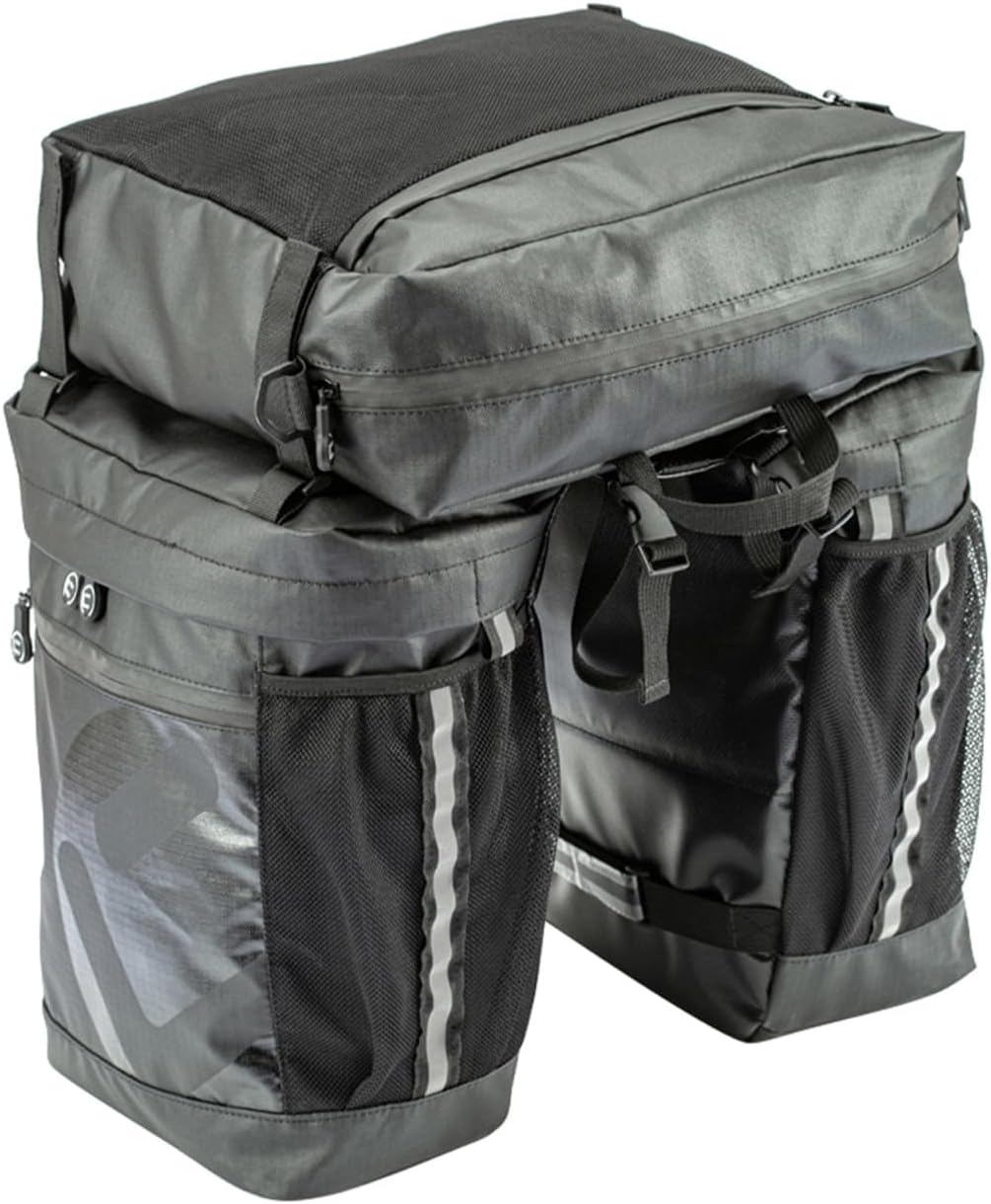 YARNOW Waterproof Cycling Bag 50l Rear Seat Shelf Pannier Bike Carry Bag for Mountain and Touring Bikes with Sturdy Fabric for Long-distance Riding