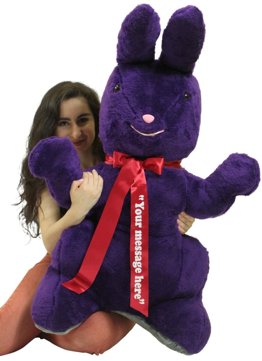 Amazon.com: Big Plush Giant Stuffed Purple Rabbit - Large 3.5-Foot