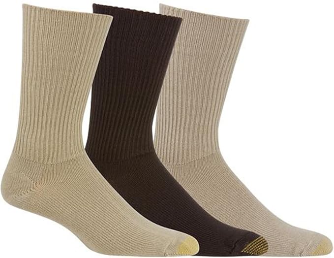 Gold Toe Women's Goldtoe Fluffies Casual Socks Large Dark Browntaupe