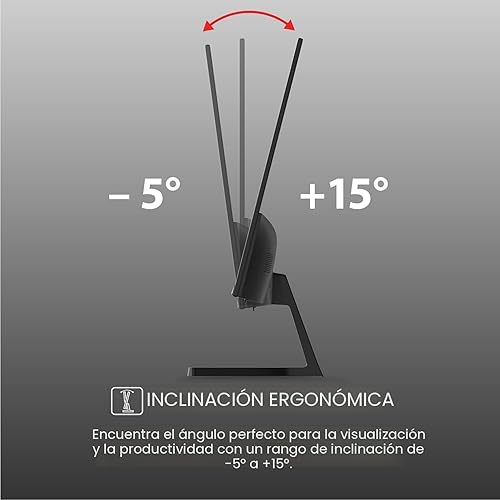 Miniatura 5 de Packard Bell Monitor airFrame FHD de 21 pulgadas, 1920x1080, Ultrawide, compatible con montaje VESA, ajuste de inclinación, HDMIVGA, bisel delgado,