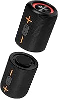 Vista 1 de CYBORIS 2 en 1 Altavoz Bluetooth Portátil Separable, Altavoz Inalámbrico Separable Impermeable Bluetooth V5.3 con Sonido Estéreo Fuerte de 20 W