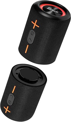 CYBORIS Altavoz Bluetooth portátil 2 en 1, altavoz inalámbrico dividido impermeable Bluetooth V5.3 con sonido estéreo fuerte de 20 W, tiempo de