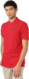 U.S. Polo Assn. Men Cotton-Classic Fit-Short Sleeves-Plain Polo Shirt (pack of 1)