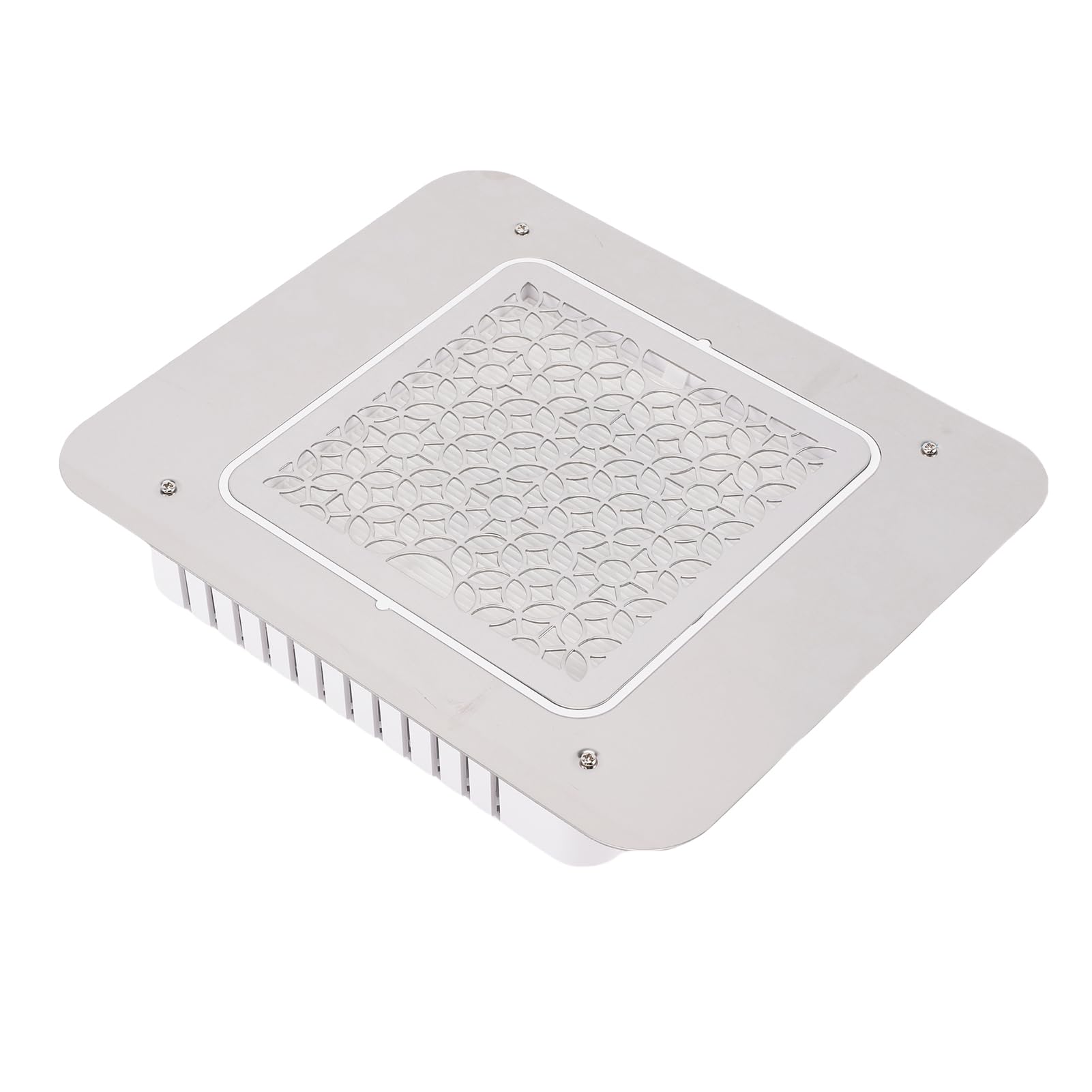 ZJchao Potente Colector de Polvo de Uñas de 80 W, 3500 RPM, Aspirador de Uñas de Escritorio Integrado, Extractor de Polvo Integrado sin Escobillas para Salones de Uñas y Uso Doméstico, (Enchufe de