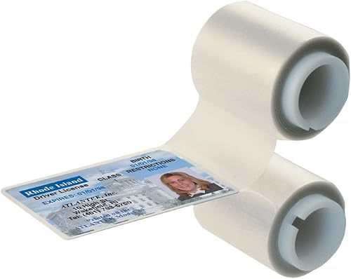 Zebra Rollo laminado de tamaño completo, grosor de 1 mil, transparente