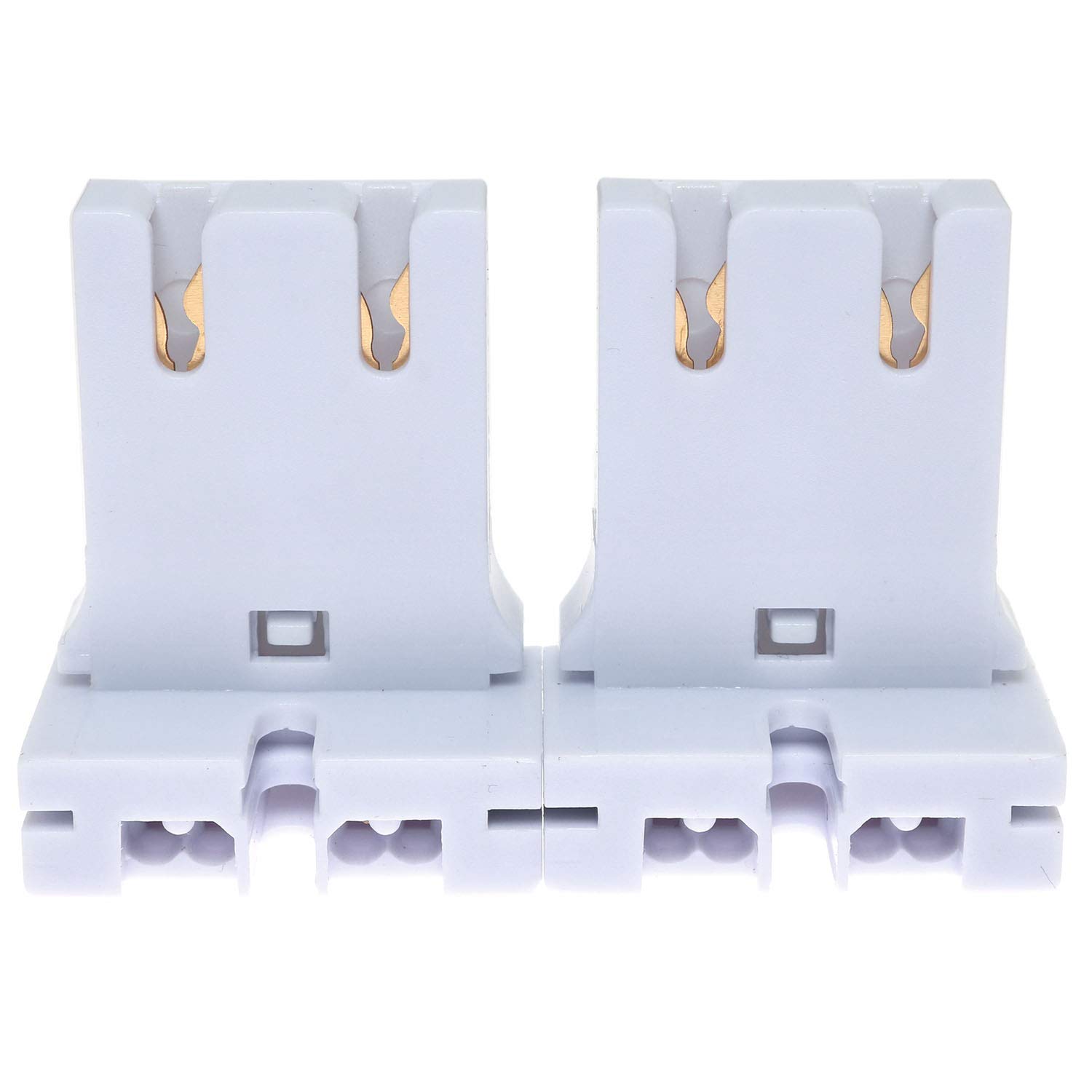 E-outstanding Fluorescent T-8 T-12 Medium Dual Pin Socket 2PCS U-Shape T8 T12 Fluorescent Lamp Holder Light Socket-image-5