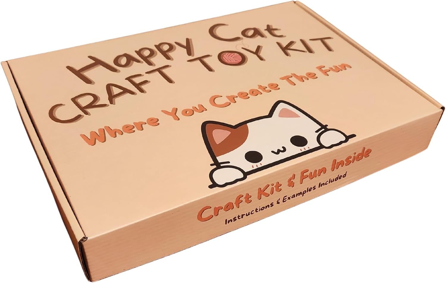 Make Your Own Cat Toys – All in One Kit - Pet Craft Kit for Cat Owners & Crafters – Handmade Cat Toy Supplies - Feathers, Pom Poms, Yarn, Pipe Cleaners, Bells