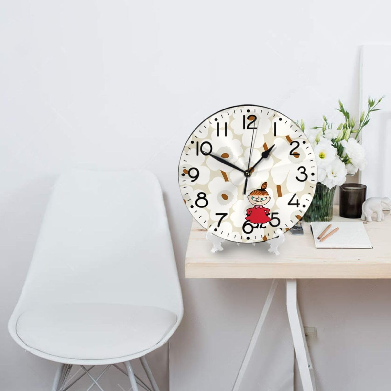 Amazon.co.jp: Asamike 壁掛け時計 北欧のおとぎ話 妖精