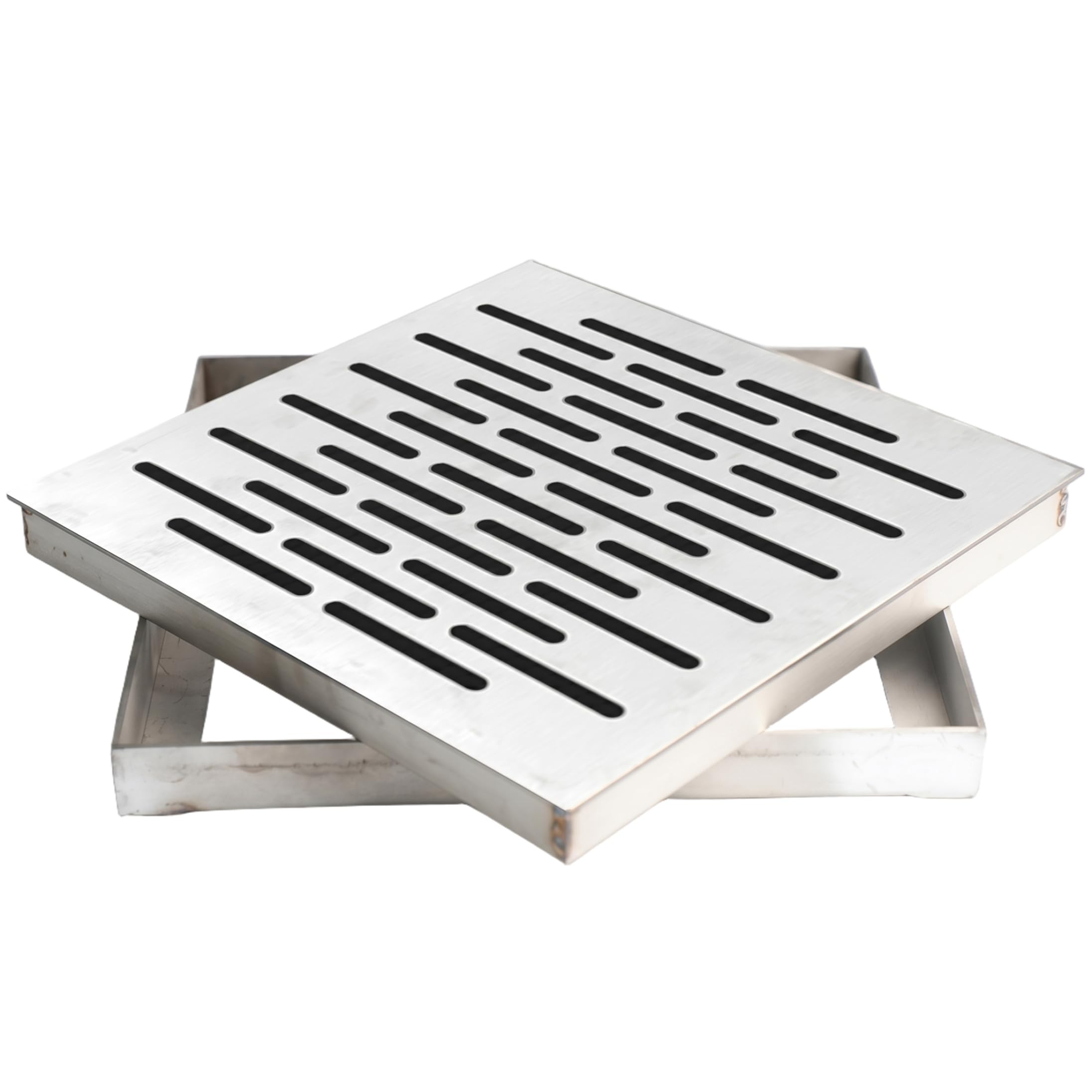 Tapa de desagüe de piso invisible de acero inoxidable 304 para un jardín moderno de 6x6 pulgadas