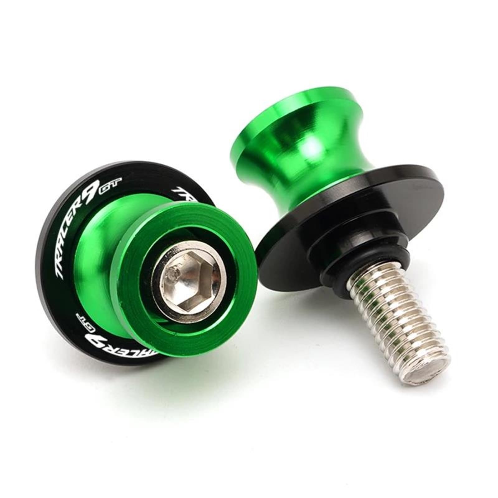 Vis de support béquille atelier M6 pour bras oscillant Tracer 9 GT vert