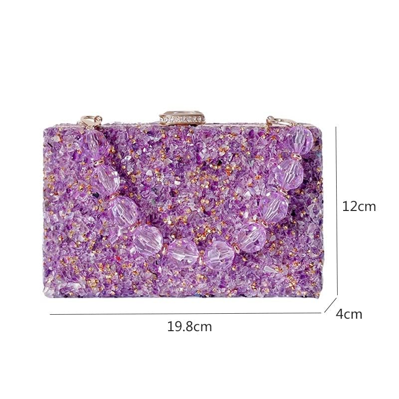 KLHDGFD アクリルパーティーバッグクリスタルハンドバッグフェミニンパーティー財布女性のホールドバッグ花嫁ブライドメイドウェディングドレスバッグ4 KLHDGFD アクリルパーティーバッグクリスタルハンドバッグフェミニンパーティー財布女性のホールドバッグ花嫁ブライドメイドウェディングドレスバッグ4