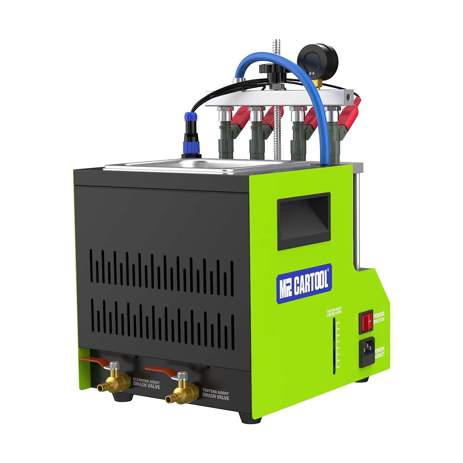 MR CARTOOL V308 Testeur Et Nettoyeur D'Injecteurs 4 Cylindres - Ultrasons 220V Essence