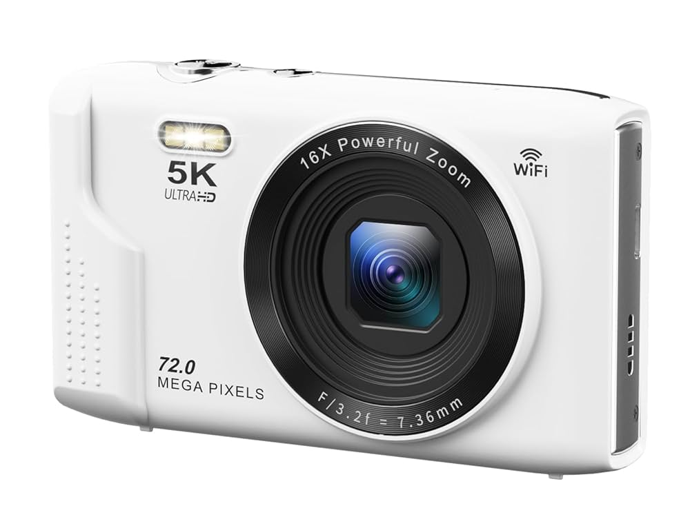 デジタルカメラ 5K 録画撮り 3.0 インチ SDカード付き 運動会 カメラ Amazon | スマホに送れる デジタルカメラ 5K デジカメ WIFI転送