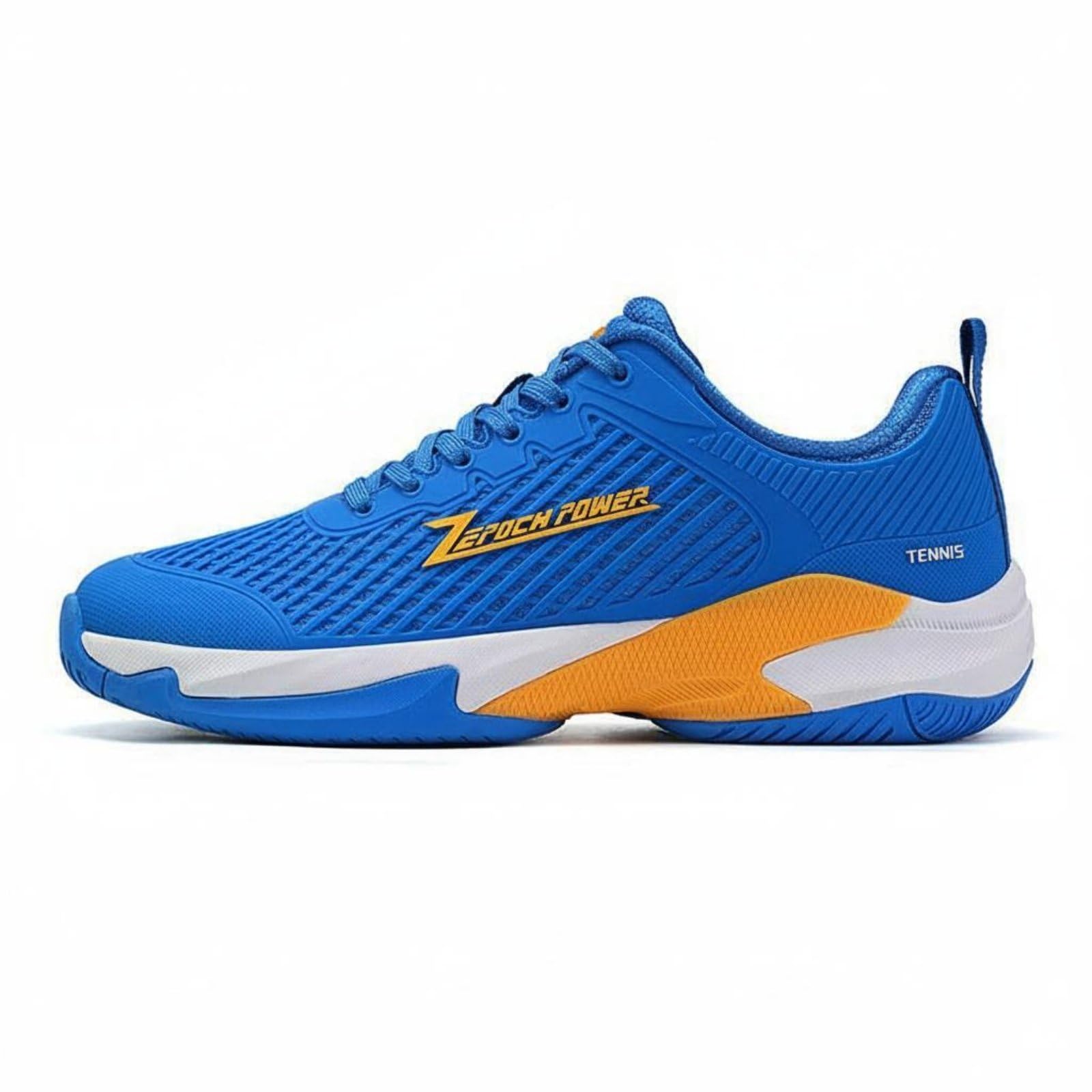 ATORSE Wear-Resistant Pickleball Shoes Long-Lasting Outsole Pickleball Sneakers Shock Absorbing Non-Slip Court Sneakers Stable Support for Men, Women, Athletes, Competition, Training, Royal Blue, 41-picture-19