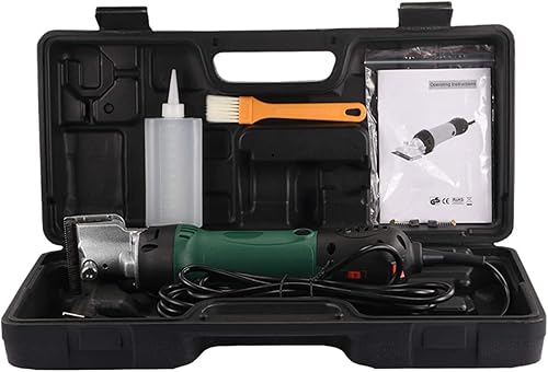 Miniatura 6 de Tijeras eléctricas de pelo de caballo, tijeras de corte resistentes, tijeras equinas ajustables de baja vibración de 6 velocidades, para afeitar