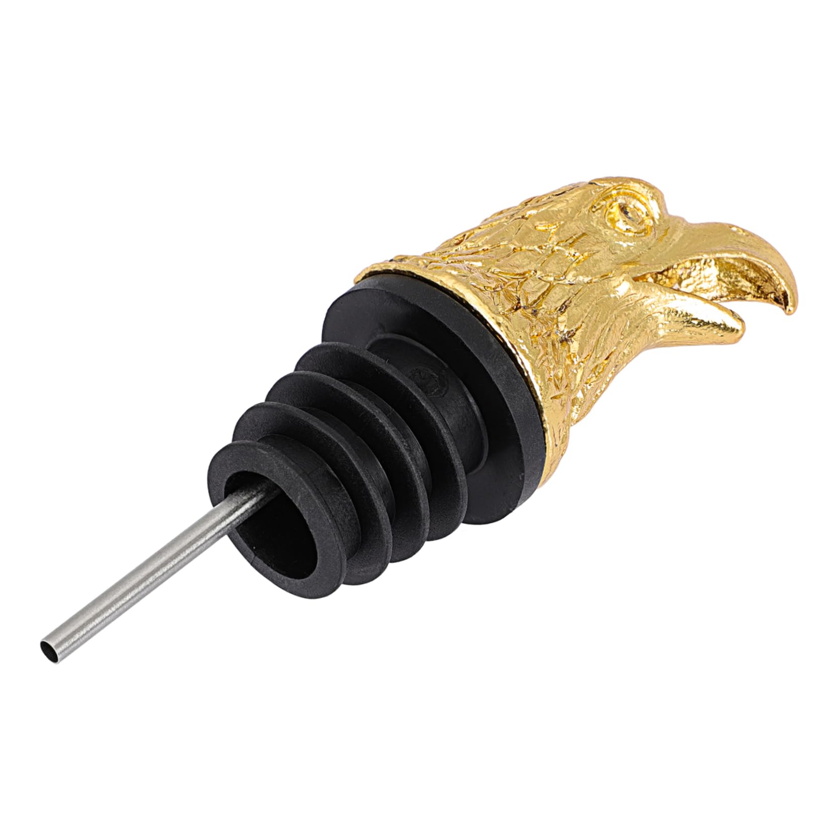 UTHCLO Eagle Pourer Wine Supplies Automatic Wine Aerator Wine Spout Aerator Clear Wine Bottles Original Wine Pourer Drink Dispenser Baverage Pouer Wine Stopper Vacuum Golden Zinc Alloy