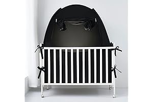 Mengersi Blackout Baby Crib Tent for Enhanced Safety and Sleep