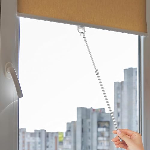 Miniatura 7 de Cabilock Varita de metal ciega para persianas verticales, aleación de aluminio, gancho de varilla de repuesto, accesorio de cortina para fácil